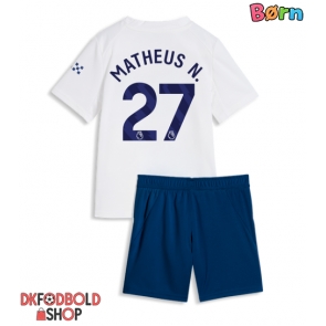 Manchester City Matheus Nunes #27 Tredje trøje Børn 2026-27 Kort ærmer (+ korte bukser)